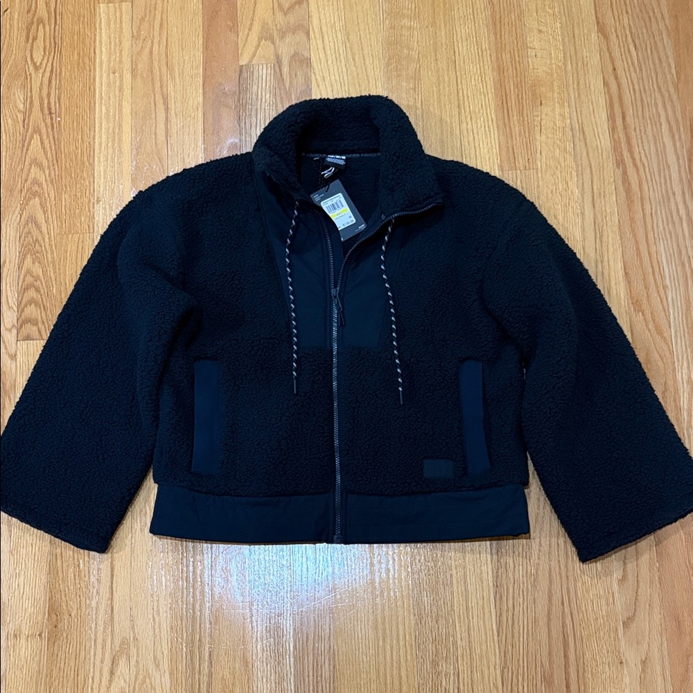 NWT Under Armour Black Fleece Short Jacket Oversized